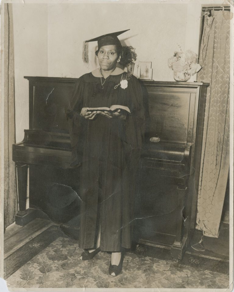 Jerry Lee Simpkins in choir robes. Donated to Queens Memory Collection at the Archives at Queens Public Library.